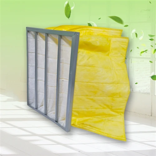 À quels types de contaminants aéroportés le filtre à manches à efficacité moy...